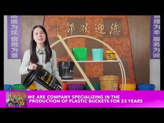 1L 2L 3L 4L 5L 10L secchio chimico con coperchio resistente alla corrosione secchioni di plastica rotonde