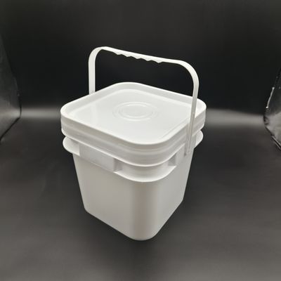 100% PP 2L 3L 5L 10L Quadrato in plastica a forma di secchio anti caduta