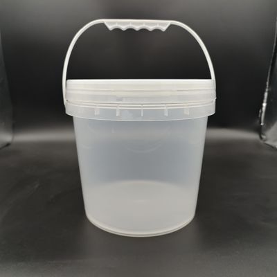 1L-25L contenitori di secchio di plastica trasparente con coperchio resistente allo stress