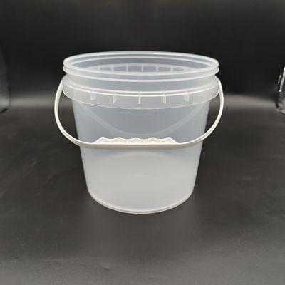 1L-25L contenitori di secchio di plastica trasparente con coperchio resistente allo stress