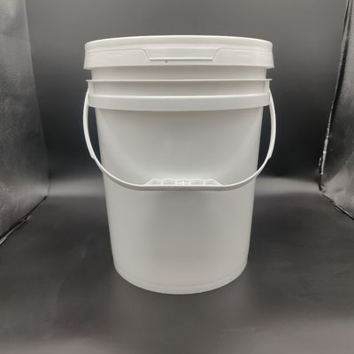 Logo personalizzato secchio di plastica rotondo con stampa a schermo / trasferimento di calore / stampa IML