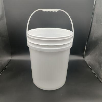 Logo personalizzato secchio di plastica rotondo con stampa a schermo / trasferimento di calore / stampa IML