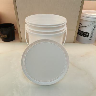 20 litri di secchio di plastica in PP, secchio da 5 galloni senza BPA, con coperchio.