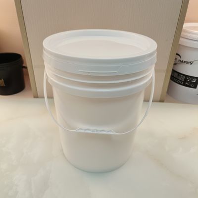 20 litri di secchio di plastica in PP, secchio da 5 galloni senza BPA, con coperchio.