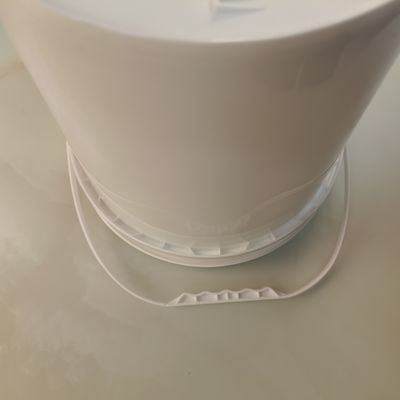 Bianco Nero 10L Barattolo di plastica rotondo Materiale PP Con Capo di Sigillo
