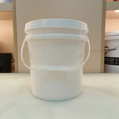 Bianco Nero 10L Barattolo di plastica rotondo Materiale PP Con Capo di Sigillo