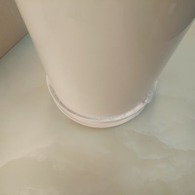 Bottine bianche di plastica di grado alimentare da 5 galloni con coperchio impilabili riciclabili