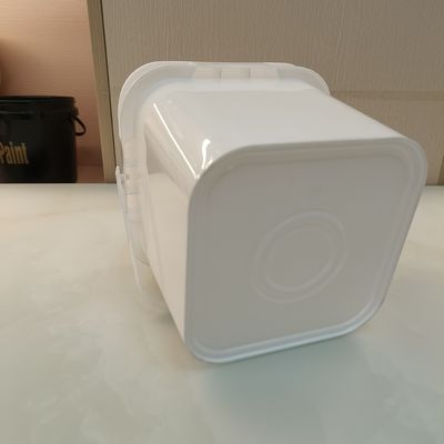 Polipropilene PP 10l cubo di plastica quadrata con coperchio non tossico