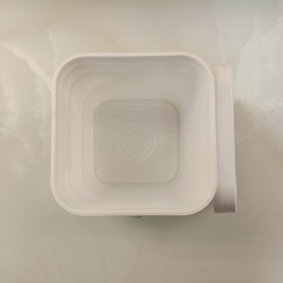 ODM OEM 10 litri di secchi di plastica quadrata con manici resistenti ai prodotti chimici