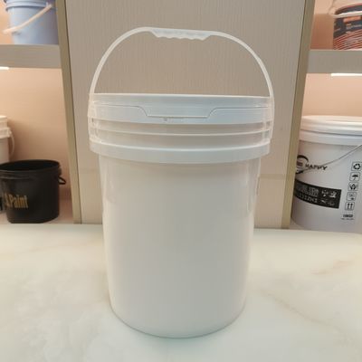 Botti di polipropilene di plastica da 5 galloni con coperchio di acidi Resistenza chimica