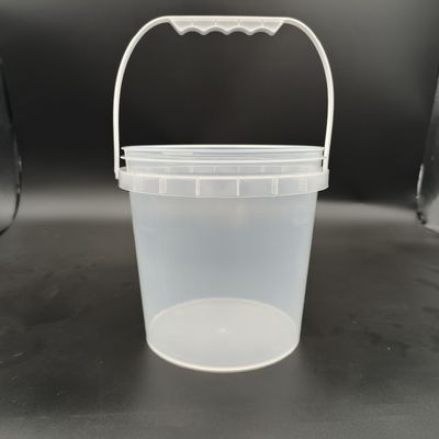 Resistenza alla compressione secchio di plastica trasparente secchio di plastica trasparente secchio di spiaggia di plastica con maniglia di plastica