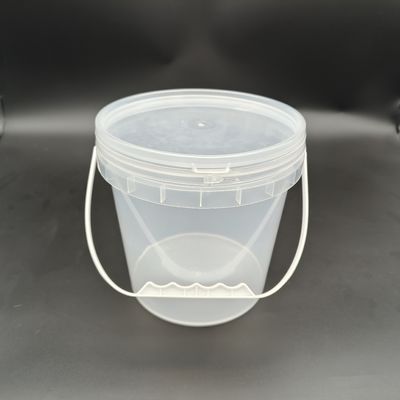 Resistenza alla compressione secchio di plastica trasparente secchio di plastica trasparente secchio di spiaggia di plastica con maniglia di plastica