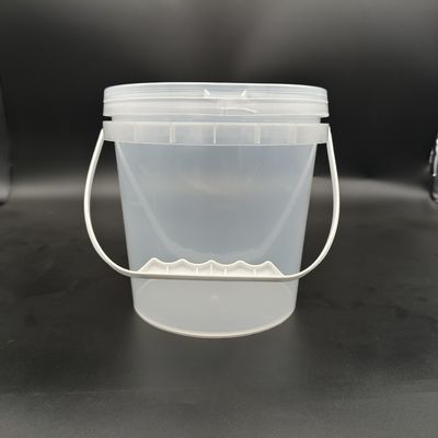 Resistenza alla compressione secchio di plastica trasparente secchio di plastica trasparente secchio di spiaggia di plastica con maniglia di plastica