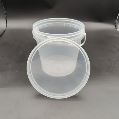 Resistenza alla compressione secchio di plastica trasparente secchio di plastica trasparente secchio di spiaggia di plastica con maniglia di plastica