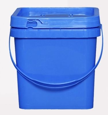 Ricaricabile impilabile 10 litri quadrati secchio di plastica impermeabile