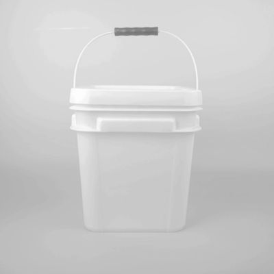 Ricaricabile impilabile 10 litri quadrati secchio di plastica impermeabile