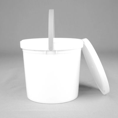 Botti di cibo in plastica a manica metallica con coperchio per la cassaforte del congelatore