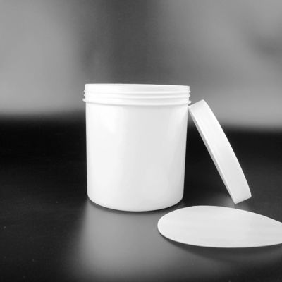 Botti di plastica bianchi impilabili con coperchio per la conservazione del cibo