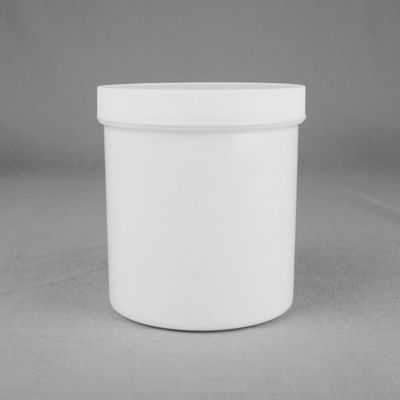 Cucina secchione bianca in plastica da 20 litri con coperchio impilabile
