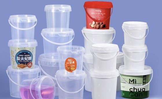 OEM ODM 5 galloni contenitori di cibo in plastica con coperchio