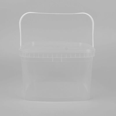 ISO9001 20l secchio di plastica trasparente con applicazione di trasferimento termico