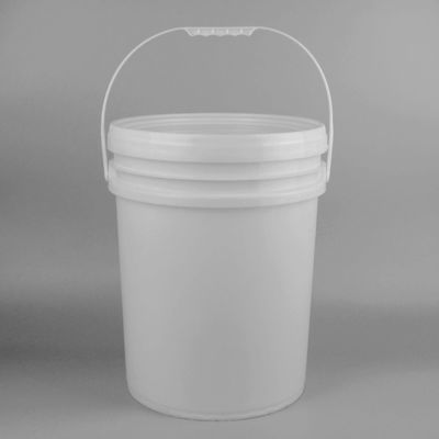 20 litri di secchio di lubrificante bianco con maniglia metallica OEM ODM