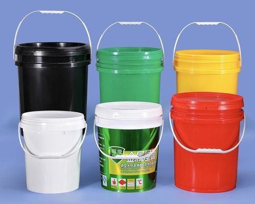 OEM ODM Barattolo rotondo di plastica per il deposito di petrolio con maniglie