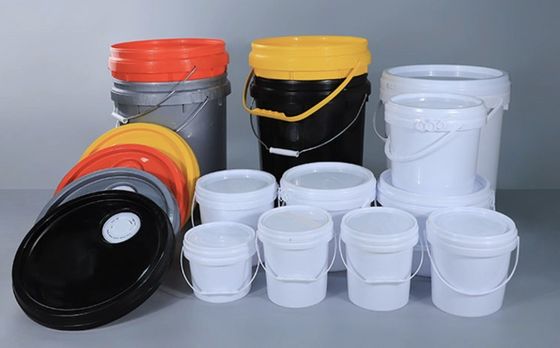 Resistente alle cadute secchio di olio di plastica 10l secchio di plastica approvato dalla FDA