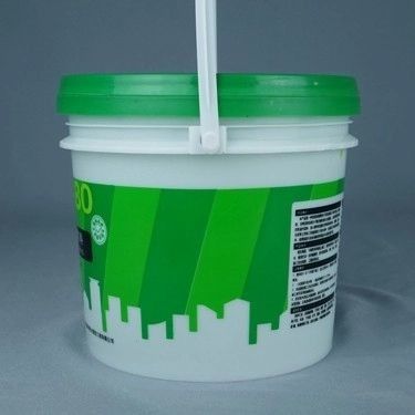 Barattolo di vernice di plastica rotonda da 18 l con manici