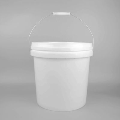 Barattolo di vernice di plastica rotonda da 18 l con manici
