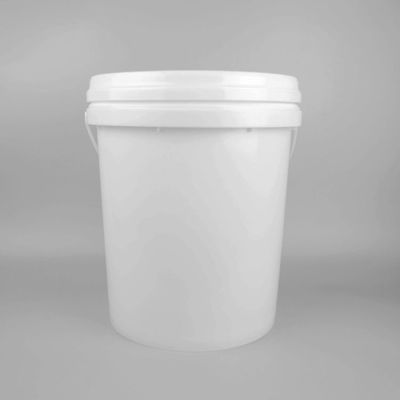 Barattolo di vernice di plastica rotonda da 18 l con manici