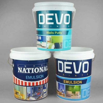 OEM ODM Vernice di superficie liscia Bucket di plastica con coperchio UV resistente
