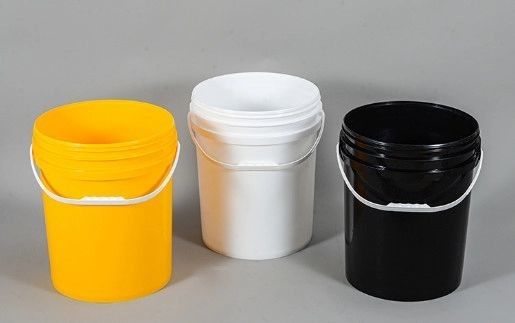 BPA-Free Bianco 5 galloni secchi di plastica con coperchio per polvere chimica