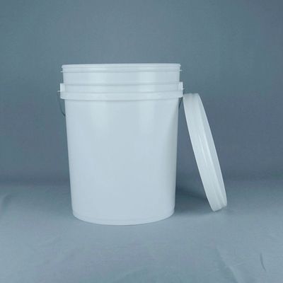 BPA-Free Bianco 5 galloni secchi di plastica con coperchio per polvere chimica