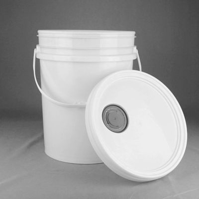 Riciclabile Food Safe 5 Gallon Bucket Bianco 5 Gal Bucket OEM ODM