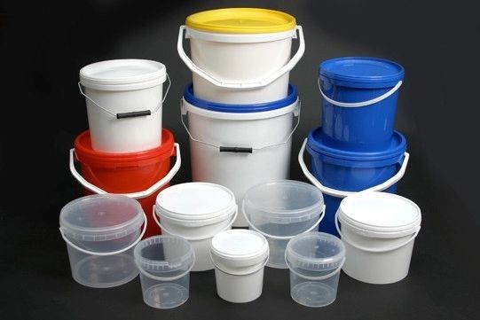 1L 2L 3L 4L 5L 10L secchio chimico con coperchio resistente alla corrosione secchioni di plastica rotonde