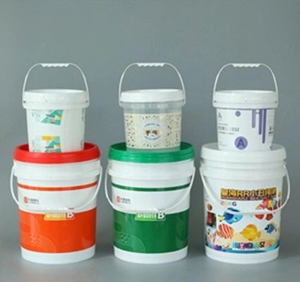 1-25L Capacità Bottile di fertilizzante in plastica rotonda con coperchio