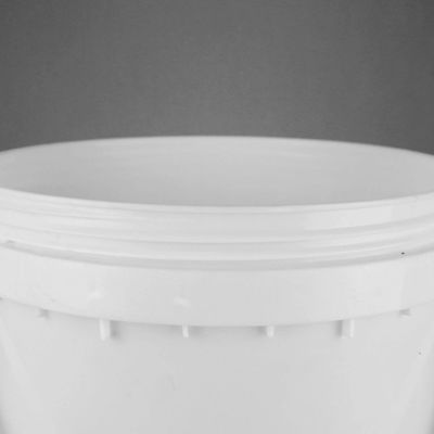 Logo personalizzato 20l secchio di plastica rotondo con coperchio resistente alla corrosione
