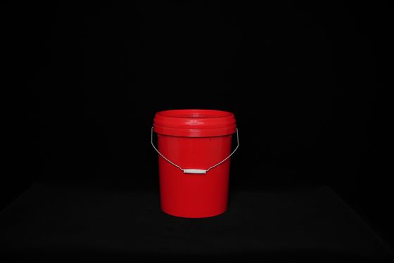 Bottile di plastica rotonda con coperchio di sigillo per applicazioni di stoccaggio