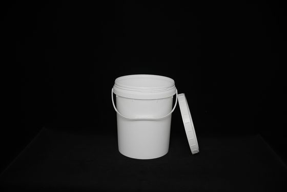 Bottile di plastica rotonda con coperchio di sigillo per applicazioni di stoccaggio